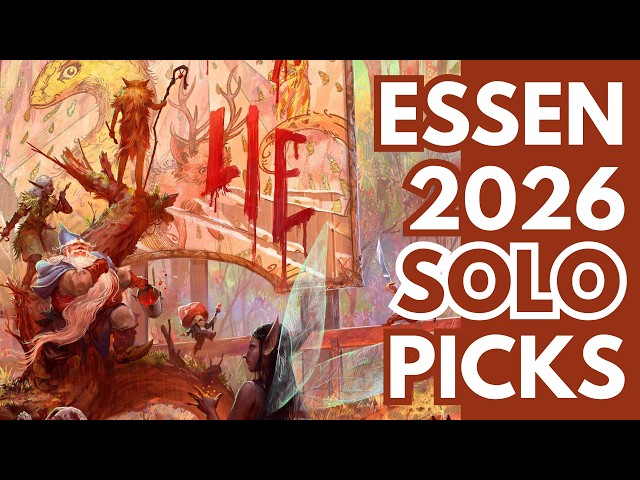 Top 10 Most Anticipated Solo Board Games from Spiel Essen 2026