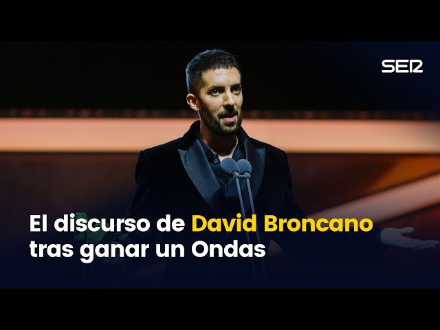 El discurso de David Broncano y el show de Grison tras recibir un Ondas por La Revuelta