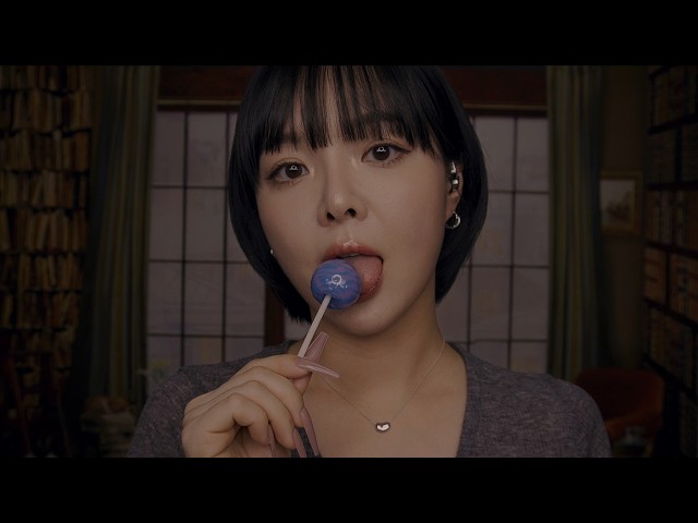 ASMR Gourmet Lollipop Mouth Sounds 🍭 Wet & Sweet