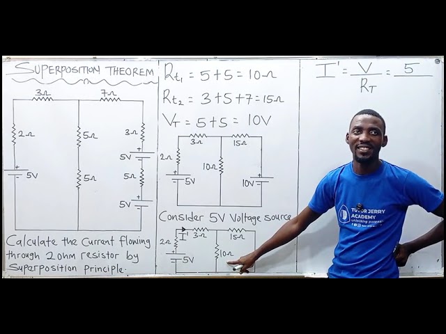Superposition Theorem Problem | Voltage Source Circuit Made Easy