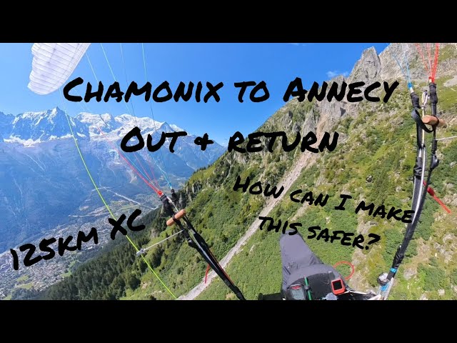 Chamonix to Annecy and Back | 125km Alpine XC Paragliding Flight
