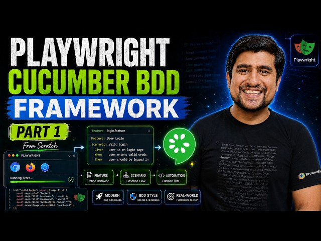 Playwright Cucumber BDD Framework from Scratch | Part 1
