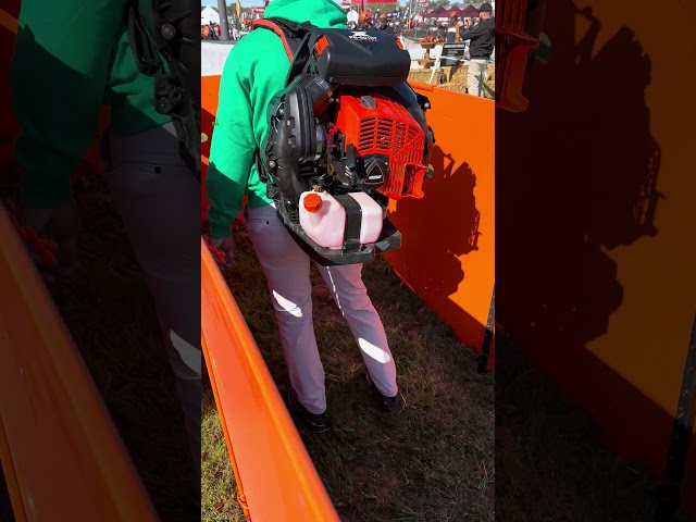 Putting the ECHO PB-9010T to work at the Equip Exposition in Louisville, Kentucky! 🍂💨