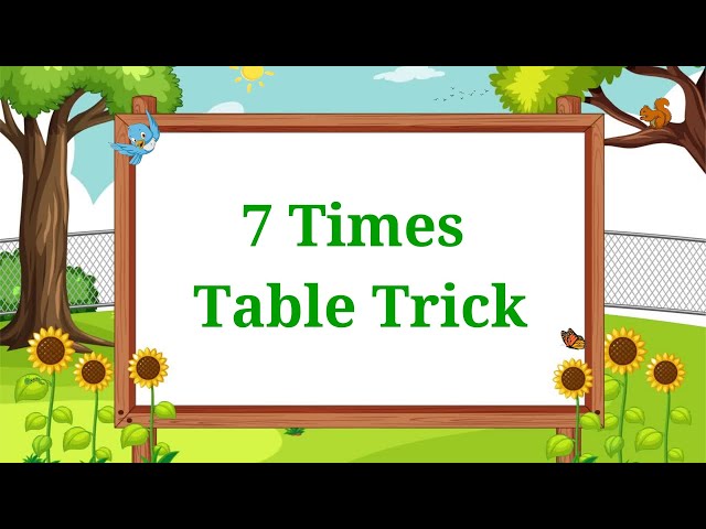 Math Tips and Tricks | 7 Times Table | Fast, fun and easy way to learn