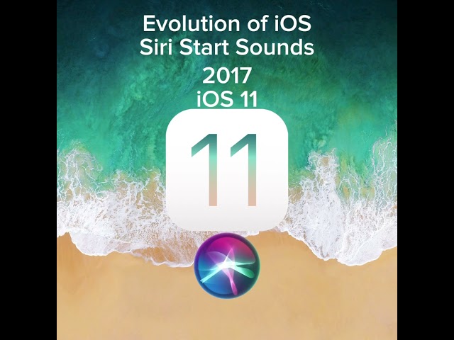 Evolution of iOS Siri Start Sounds (iOS 18 update)