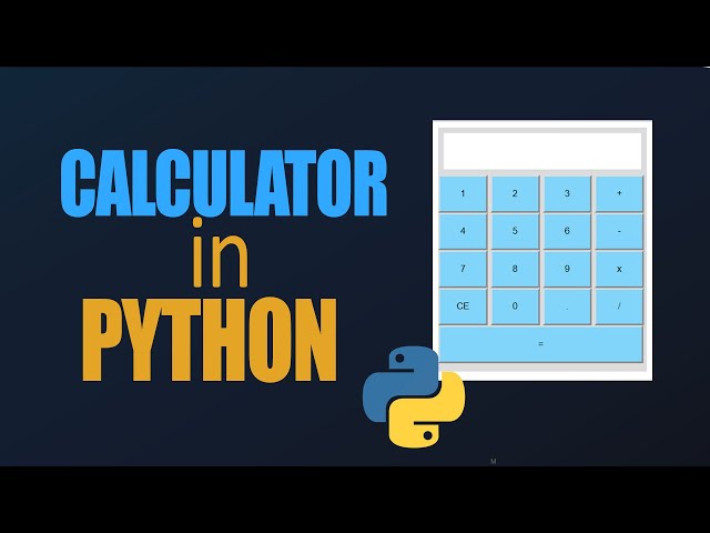 How to create a simple calculator in python