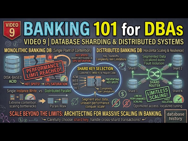 Banking 101 for DBAs - Episode 9: Database Sharding & Distributed Systems