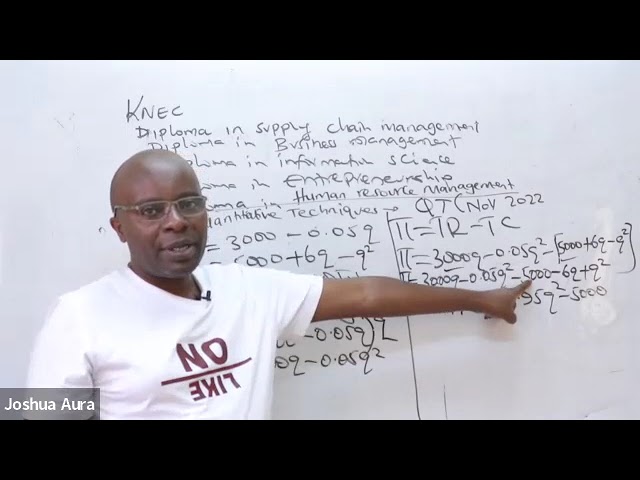 QUANTITATIVE TECHNIQUES