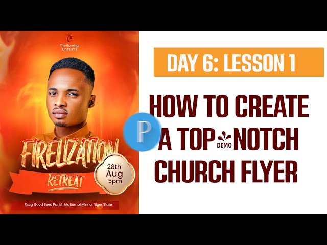 HOW TO CREATE A TOP-NOTCH CHURCH FLYER ON PIXEL LAB #graphicdesign #graphicsdesigntutorial 