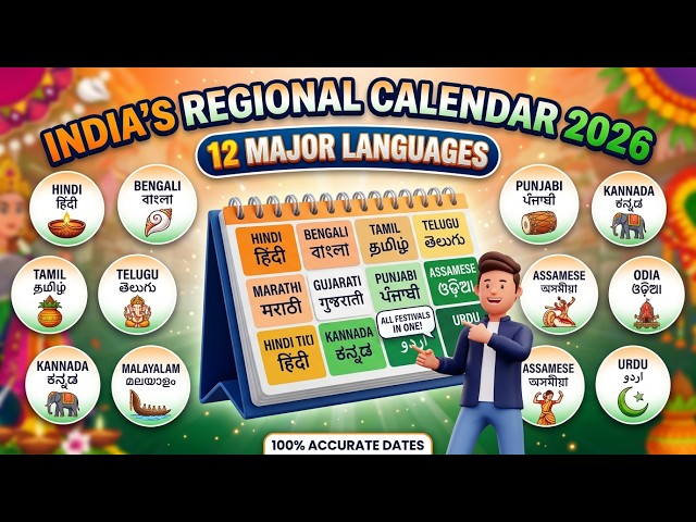 The Regional Indian calender made in Google app script.✨