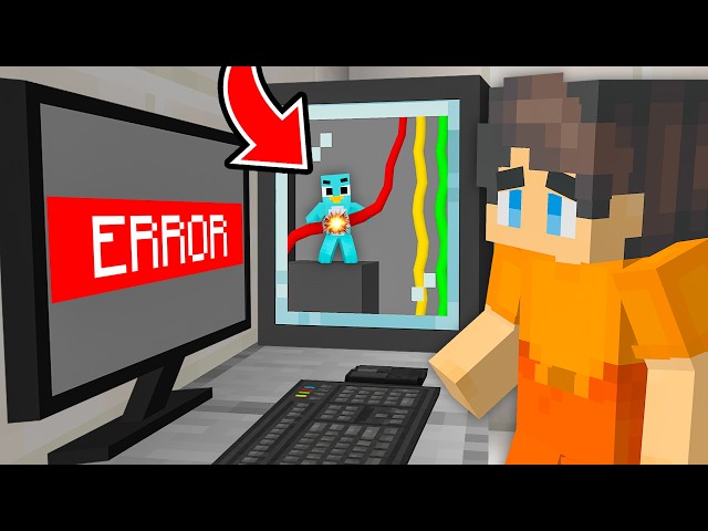 Living Inside Of My Friends COMPUTER in Minecraft!