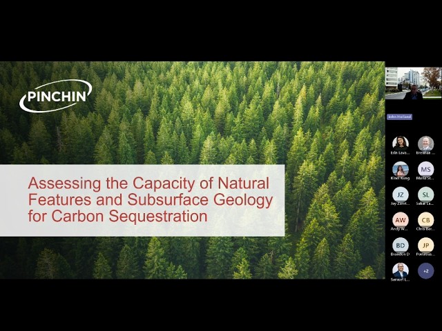 Assessing the Capacity of Natural Features and Subsurface Geology for Carbon Sequestration