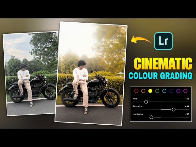 Lightroom Cinematic Yellow Tone Photo Editing | Lightroom Cinematic Edit Full Tutorial Step By Step