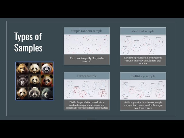 Python Data Analysis Bootcamp class 1 - 5 Types of Samples