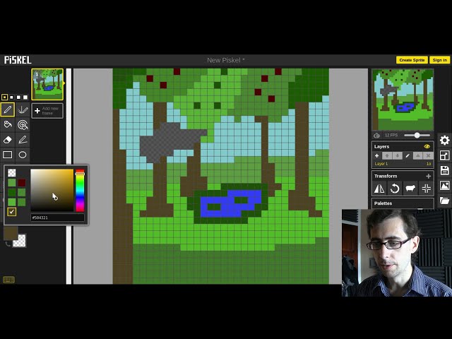 Piskel, a free and open-source pixel art designer - App pick