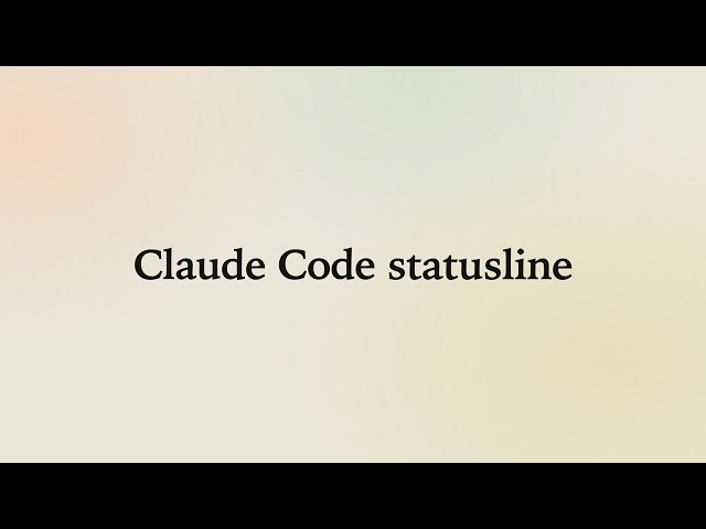 Claude Code Statusline: Show Usage Limits and Context Left in lpm