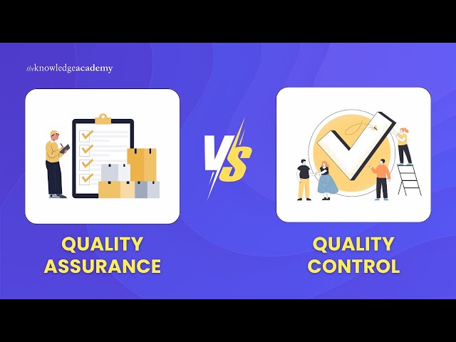 Quality Assurance Vs Quality Control - What's The Difference? | QA vs QC | The Knowledge Academy