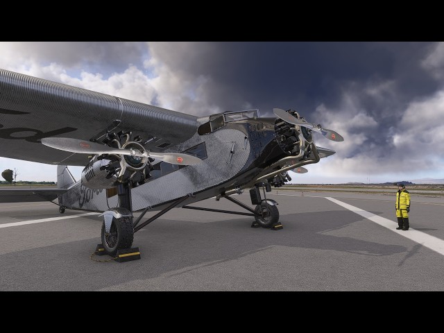 First look at the Ford Tri-Motor in Flight Simulator 2024