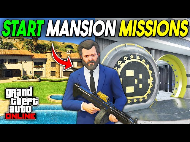 How To Start The NEW Mansion Missions In GTA Online (GTA5 Michael DLC)