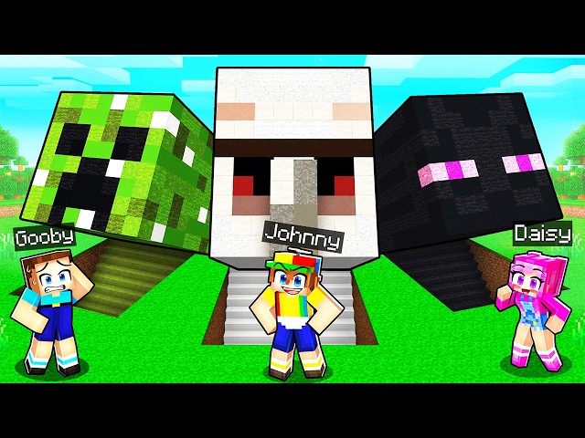 UNDERGROUND MOB BASE BATTLE in Minecraft!