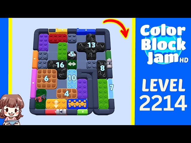 Color Block Jam Level 1307 (2214) Solution Walkthrough
