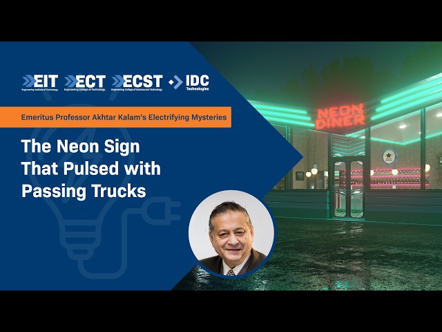 The Neon Sign That Pulsed with Passing Trucks