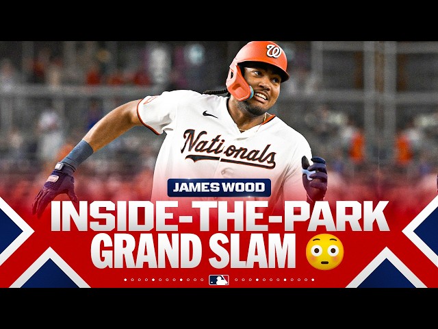 INSIDE-THE-PARK GRAND SLAM for James Wood!!!! 😳 | MLB Highlights