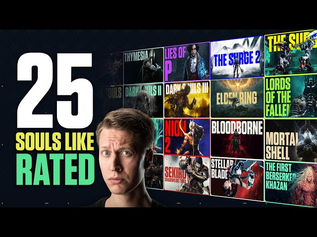 25 Souls Like Games Rated from 1-10