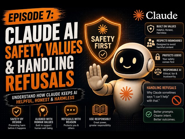EP-7: Claude AI Safety, Values & Handling Refusals | Claude AI for Developers