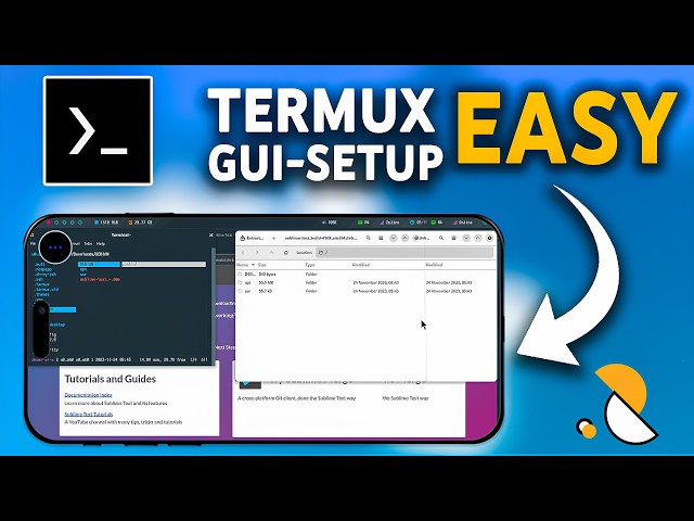 Easiest Way to Install GUI on Termux | Termux Graphical User Interface