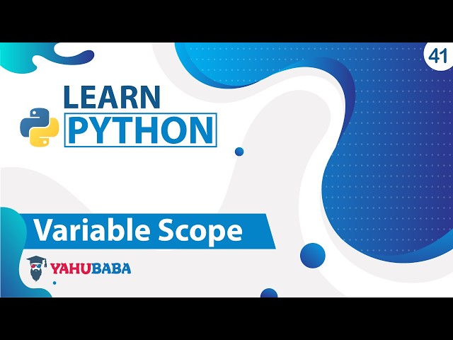 Python Variable Scope Tutorial in Hindi / Urdu