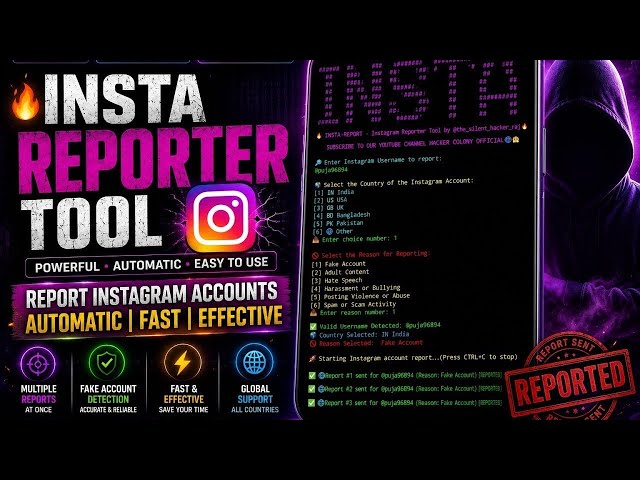 Instagram report in termux step by step setup #termux #terminal #instagram #hacker Rik hacker 
