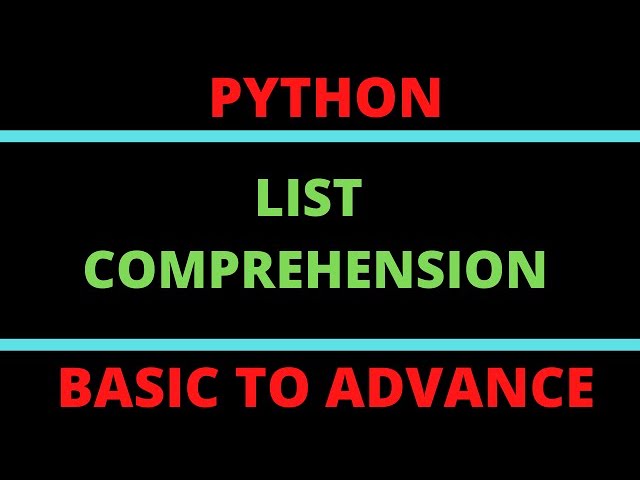 List Comprehension Python | Python Tutorials Hindi