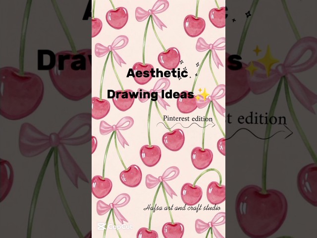 Aesthetic Drawing Ideas😍 Subscribe if you like my video💫#ideas #aesthetic #creative #trending #cute