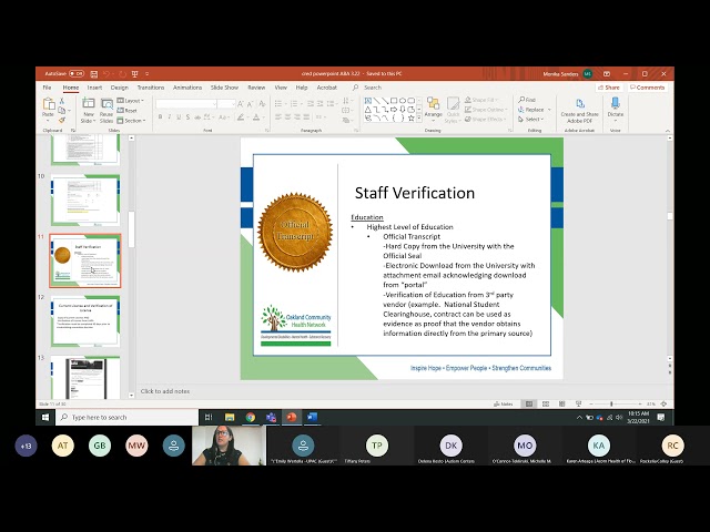 ABA Credentialing Training