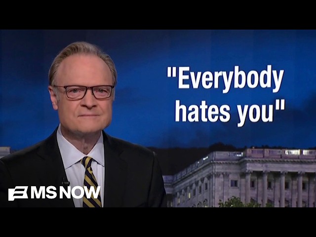 Lawrence: Trump proves he’s the stupidest negotiator in the history of American government
