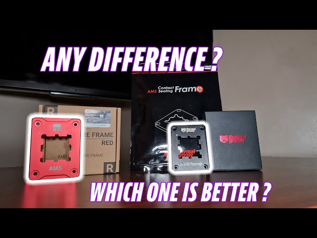 Thermal Grizzly Secure Frame Vs Thermalright Secure Frame AM5 CPU's