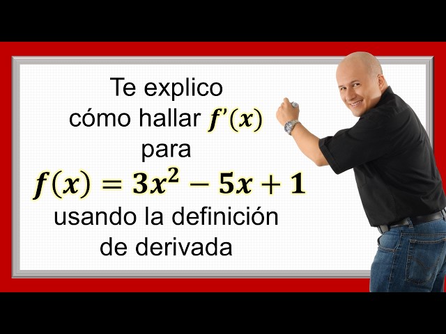 Derivatives by definition | Ex. 1 #julioprofe