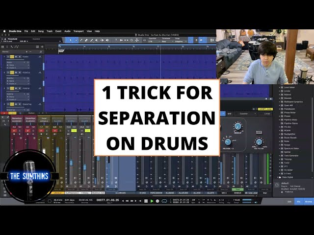 1 Trick For Better Separation & More Power On Drums (Drum Mixing Tips)