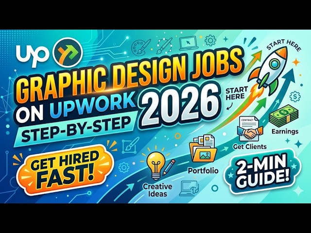 Graphic Design Jobs on Upwork Step by Step 2026  2 Min