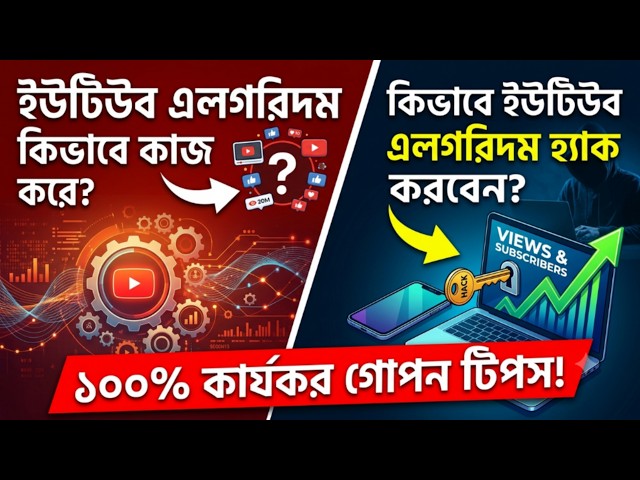 YouTube Algorithm Hack 😱 ইউটিউব অ্যালগরিদম কীভাবে কাজ করে  How YouTube Algorithm Works 2026