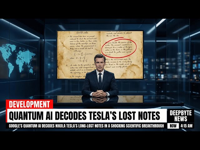 Google Quantum AI Decodes Tesla’s Secret Notes – The Shocking Truth Revealed