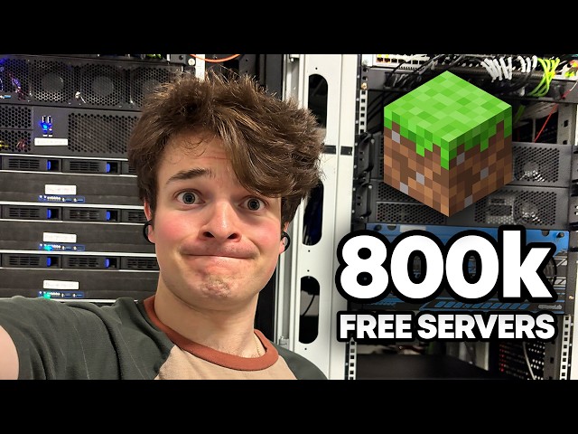 How I Host 800k Free Minecraft Servers!