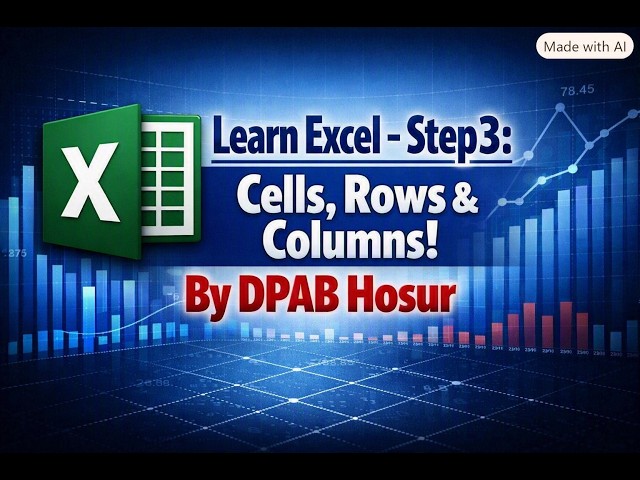 Excel - Learn within 5 Levels [Step3: Built-in functions SUM & COUNT]