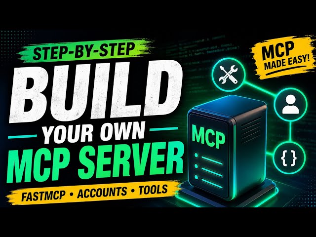 Build your own mcp🔥