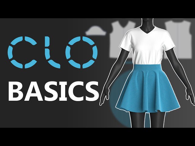 CLO3D Basics | CLO3D Beginners Tutorial