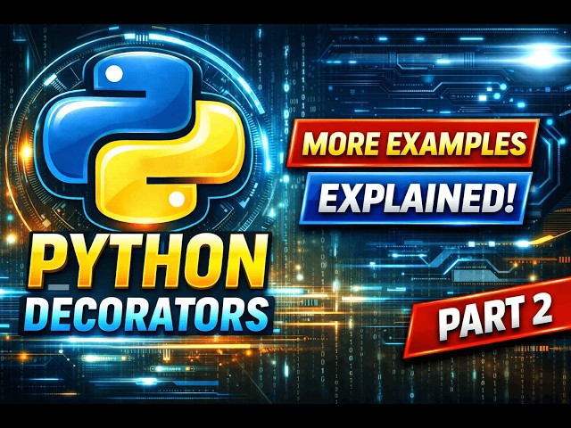Python Decorators Explained with More Examples | Master Decorators Easily (Part 2) @dc_1136
