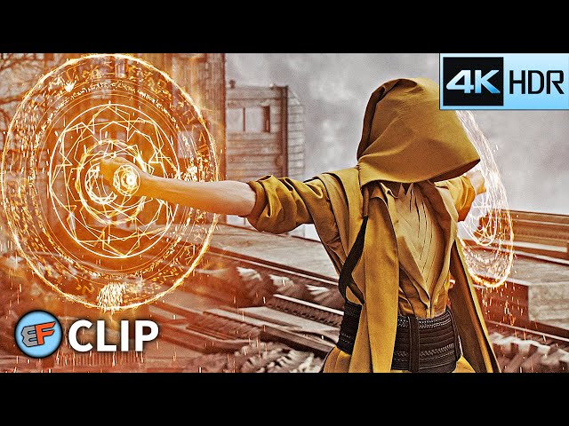 Ancient One vs Kaecilius & Zealots - Opening Fight | Doctor Strange (2016) IMAX 4K HDR Movie Clip