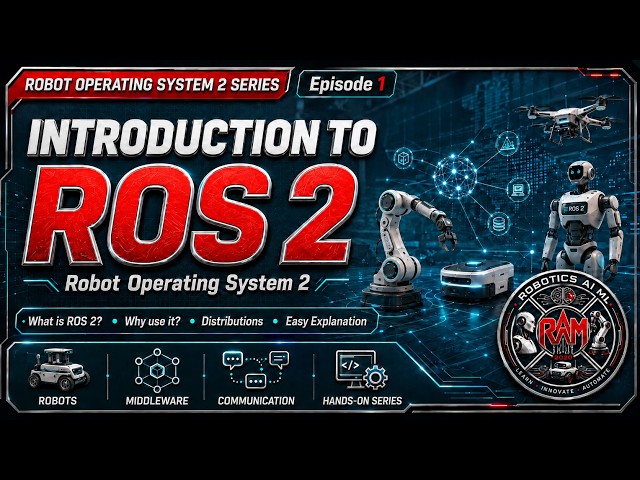 #1 ROS2: Introduction to ROS 2 | Why ROS 2, Jazzy, Distributions & Robot Communication | Episode 1