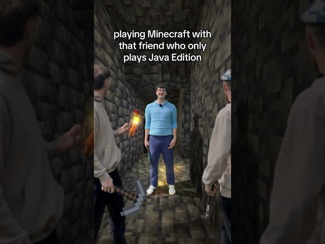 Bedrock just ain’t the same… 😂🔥 #comedy #videogames #minecraft